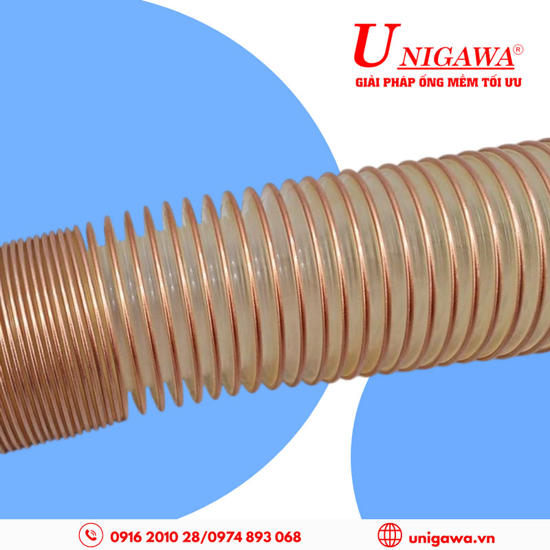 Đặc điểm nổi bật và ứng dụng ống hút bụi PU lõi đồng